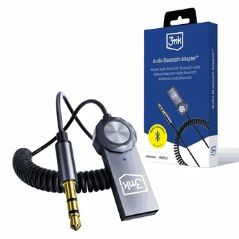 Bezprzewodowy adapter audio 3MK Audio Bluetooth Adapteris Jack 3.5mm 2w1