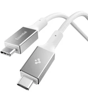 Spigen Essential USB C to USB C 100W Cable, baltas EB10010CC