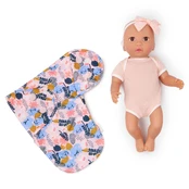 LULLABABY lėlė kūdikis ir vystykle, LBY7304Z kaina