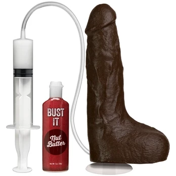 Doc Johnson Bust It Squirting Model 21 cm - Versatile Suction Base, 30 ml