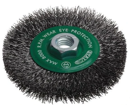 Stalco Vielinis šepetys plokščias 100mm M14