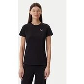 Puma Marškinėliai Ess Elevated 685021 Juoda Slim Fit
