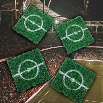 Mad Monkey - Fussball Untersetzer