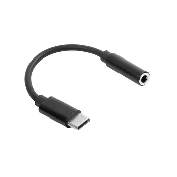 Maxlife adapter audio MXJC-02 jack 3,5 mm - USB-C juodas