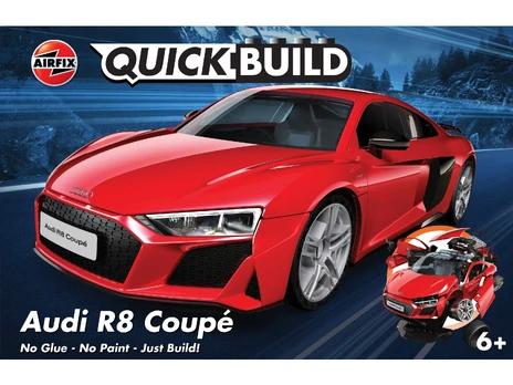 Konstruktorius Airfix Quick Build Audi R8 Coupe J6049, plastikas