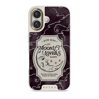 Moonlit Lovers - iPhone 16 Plus Case, Elite Light (MagSafe) / Gold