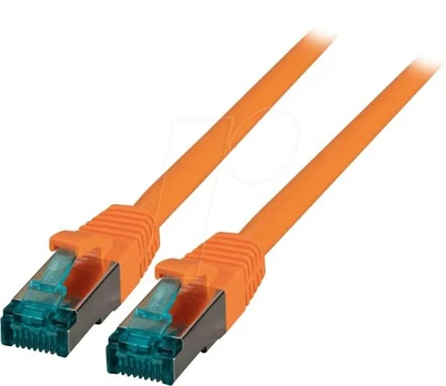 EFB RJ45 Patchkabel S/FTP, Cat.6A, LSZH, 15m, oranžinis