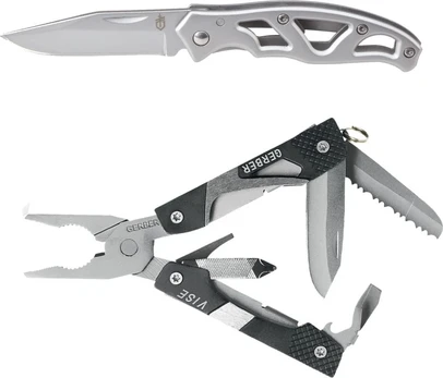 Gerber Multitool Vise + Nóż Mini Paraframe [Rinkinys]