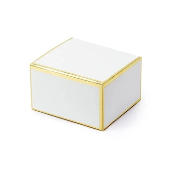 Baltos mini dėžutės 10 vnt. 6x3,5x5,5 cm
