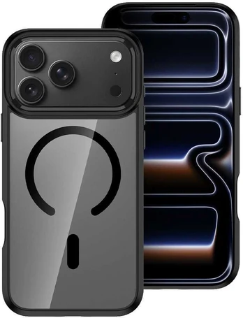 Dėklas ROAR case MAG BUMPER compatible with MagSafe for IPHONE 15 Pro juodas