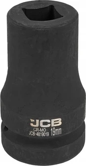 JCB 1" smūginis lizdas ant 19 mm kvadrato (4 taškai)