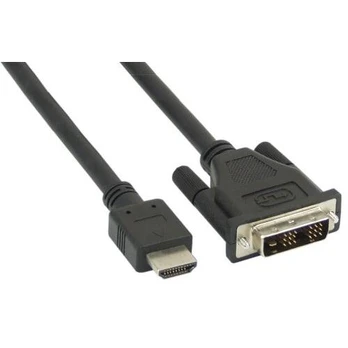 Kabelis InLine HDMI - DVI-D 2m juoda (17662E)