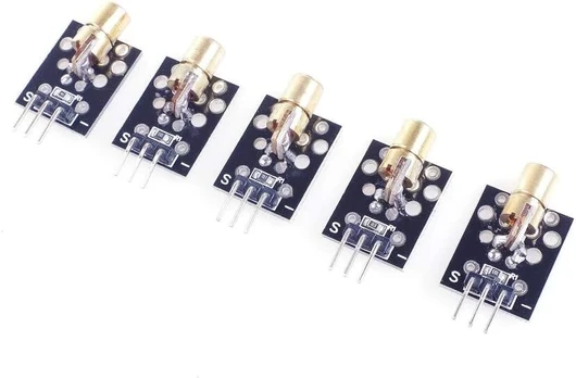 Lazerinis diodų modulis 5v 650nm raudonas taškas Arduino Raspberry