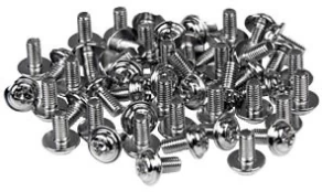 StarTech PC Mounting Computer Screws M3 x 1/4in Long Standoff, 50 pcs (SCREWM3) kaina
