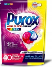Clovin Skalbimo kapsulės Purox gelinės, Color, doypack, 40x18 g kaina