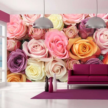 Artgeist Fototapetas - Pastel roses