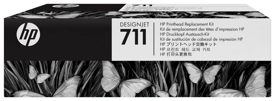 HP 711 - sort, gul, cyan, magenta - pr