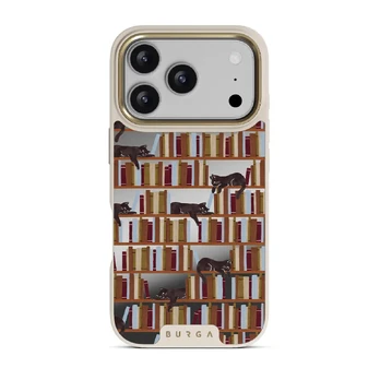 Ex Libris - iPhone 17 Pro Case, Elite Mirror Light (MagSafe) / Gold