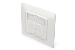 DIGITUS Keystone Frontplatte für Keystone Module 80x80 Rahme kaina
