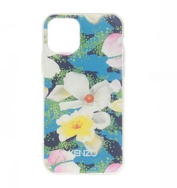 KENZO ORIGINAL CASE IPHONE 11 PRO Mėlynas-Baltas FLOWERS