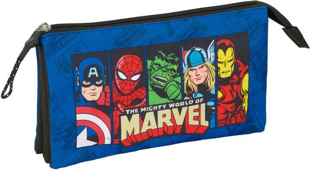 Safta Marvel Avengers triple pencil case