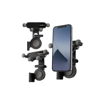 Lean Car Phone Holder Mounted on the Center Panel Screen