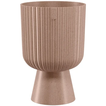FORM PLASTIC Gėlių vazonas "Keli Mika" 18 cm, "Eco Wood", rudas