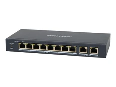 Šakotuvas SWITCH POE DS-3E0310P-E/M 8 PRIEVADŲ Hikvision kaina