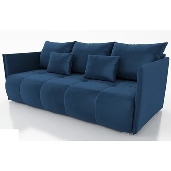 Sofa-lova Nesta, mėlyna, pliušas