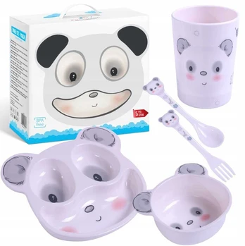 BOCIOLAND BL563-Rinkinys NACZYŃ 5 ELEMENTÓW PANDA