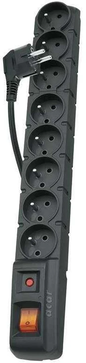 Surge protector EMOS 8 sockets 1,5m juodas