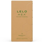 LELO - HEX ORGANIC CONDOM BOX 12 UNITS kaina