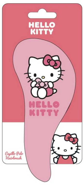 Hello Kitty kaspinėlių plaukų šepetys 20 cm