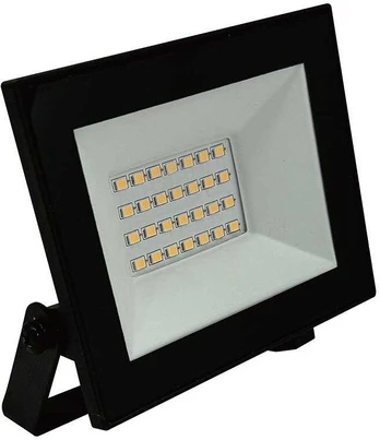 20W LED prožektorius, juodas, 6500K