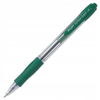 Pilot automatinis rašiklis Super Grip, žalias