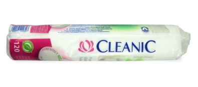 Vatos diskeliai CLEANIC Pure Effect, 120 vnt. kaina