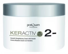 Plaukus tiesinantis kremas su keratinu PostQuam Keractiv, 200 ml kaina