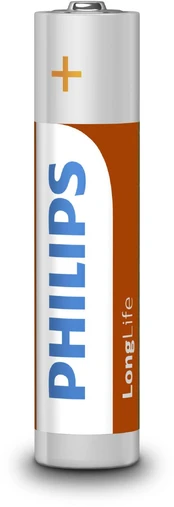 PHILIPS LongLife AAA / R03 B4 elementai kaina