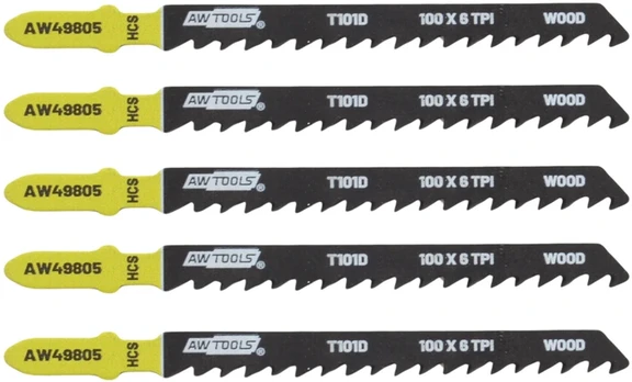 AW-Tools AWTOOLS PJŪKLELIS SIAURAPJŪKLIUI 100mm T101D /5vnt. /MEDIENAI