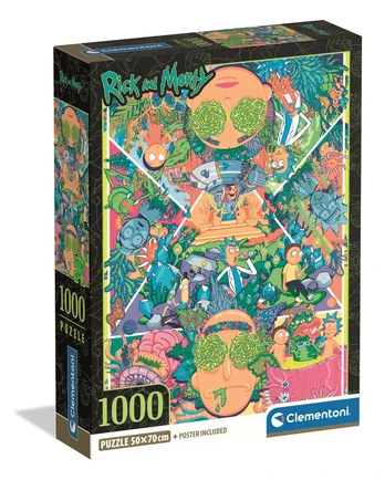 Clementoni CLE puzzle 1000 Compact Rick_Morty 37511