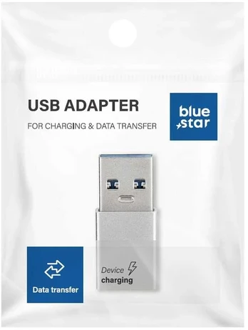 Adapteris Type C to USB A 3.0 Blue Star - baltas