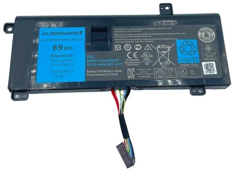 DELL Alienware 14 A14 M14X R3 R4 akumuliatorius, Y3PN0