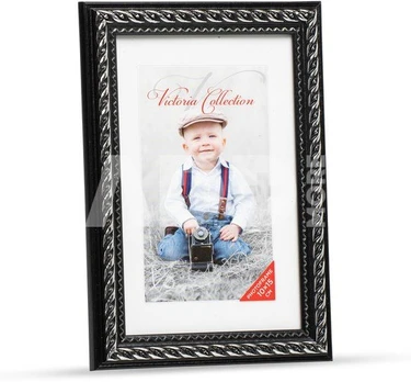 Photo frame Action 4 10x15, black/silver