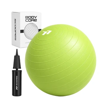 Gimnastikos kamuolys BodyCore 55 cm, žalias