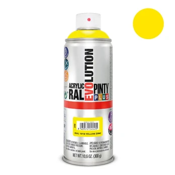 Akriliniai purškiami dažai RAL 1018 PintyPlus Evolution 400ml