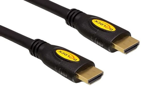 Delock HDMI – HDMI kabelis 5m juodas (82455)