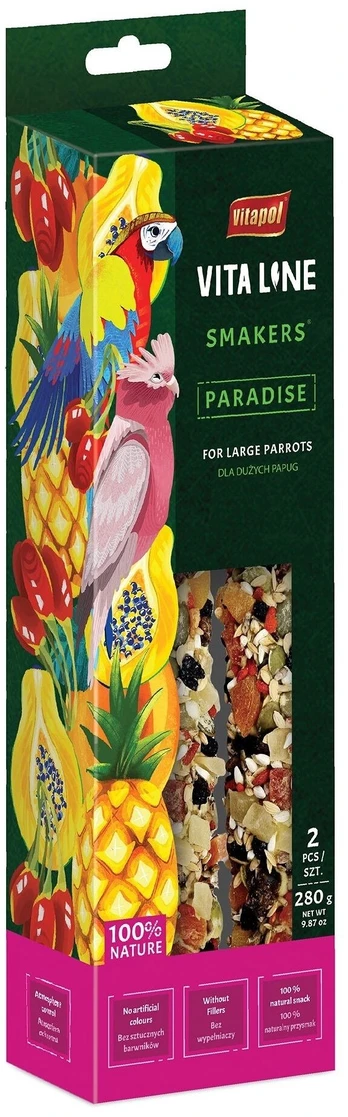 Lazdelės Vitapol Vitaline Paradise, didelėms papūgoms