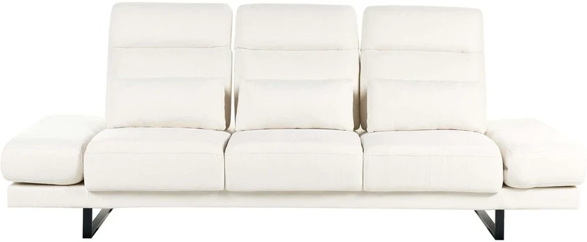 Beliani Trivietė sofa IKAST, kreminė