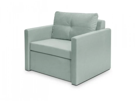 Vienvietė sofa-lova Bunio, žalsva