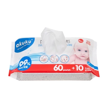 AKUKU drėgnos servetėlės, 70 vnt., A0031
